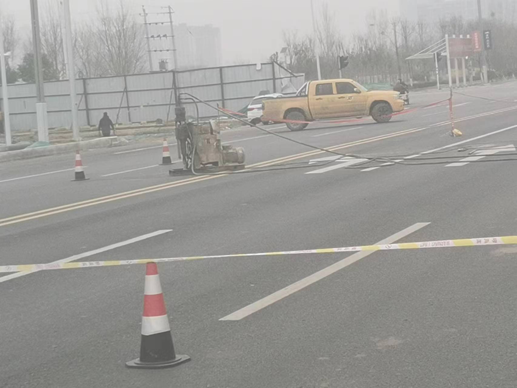 天坛街道高速公路路基注浆